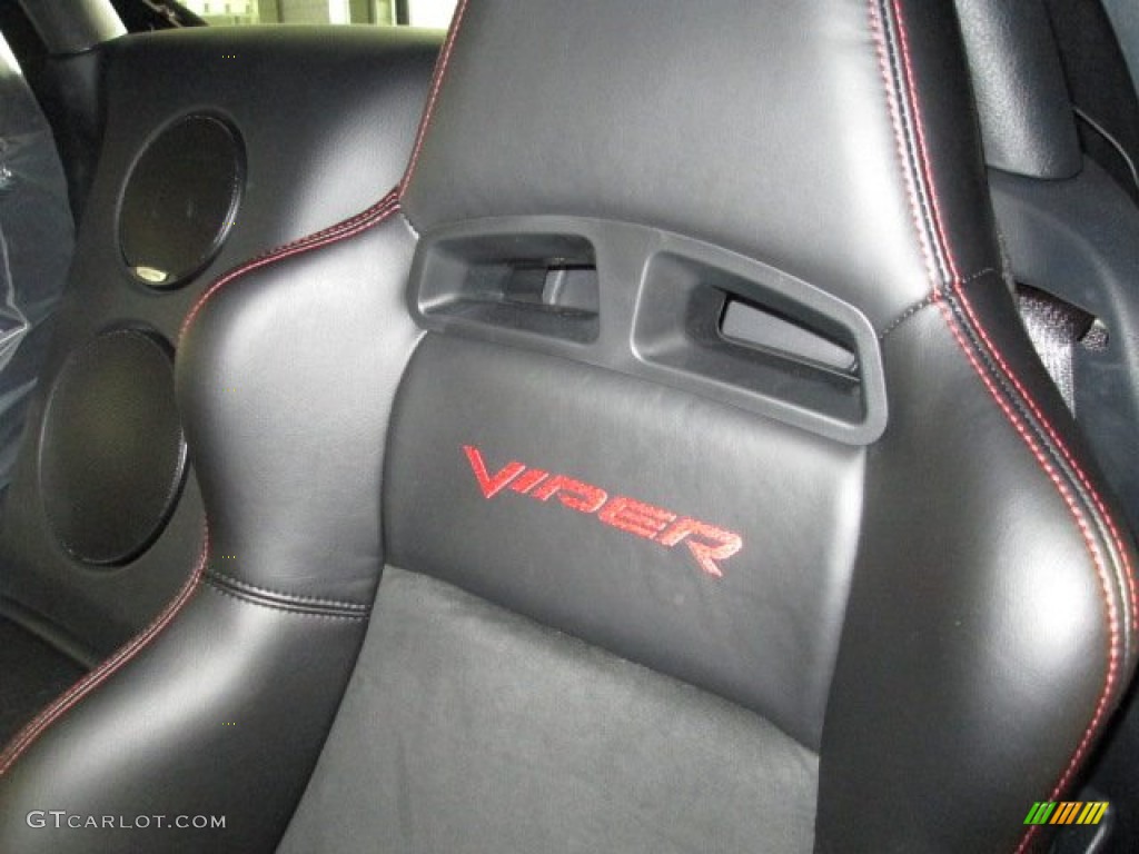 Black Interior 2010 Dodge Viper SRT10 Final Edition Photo #75819268