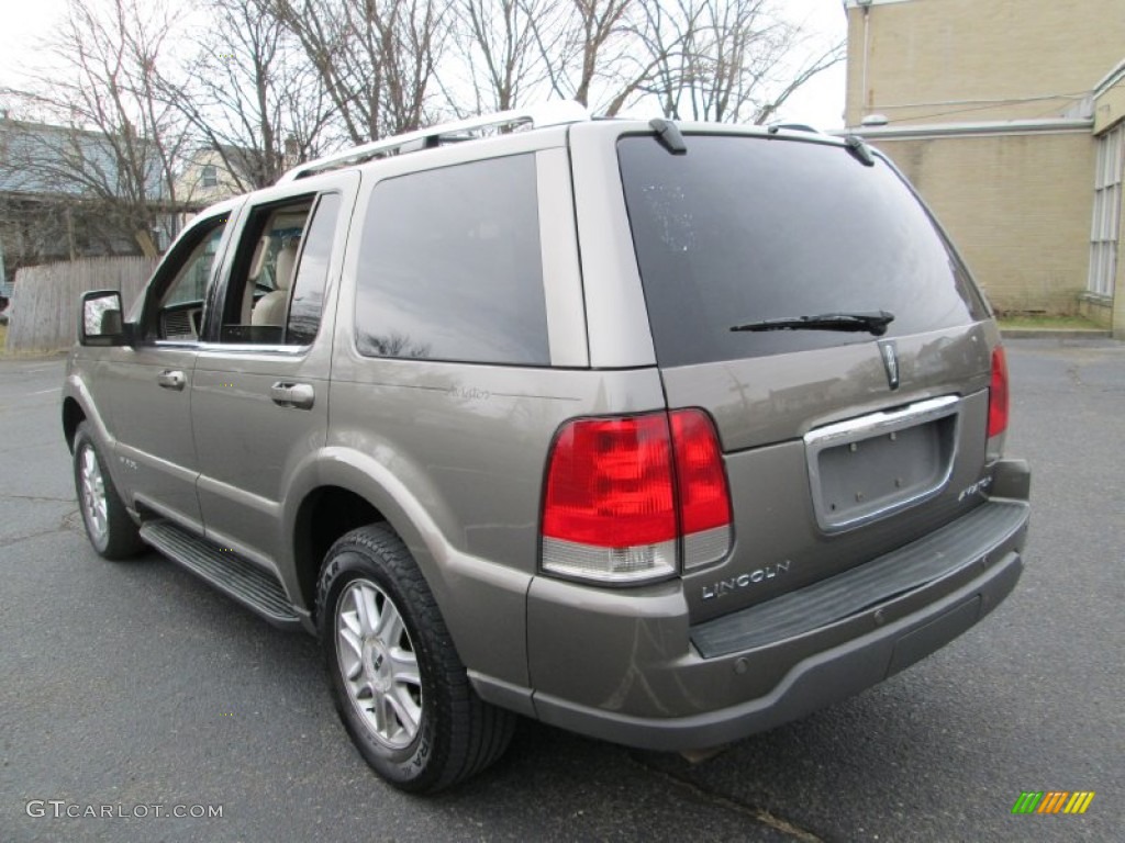 2003 Aviator Luxury AWD - Mineral Grey Metallic / Light Parchment photo #5