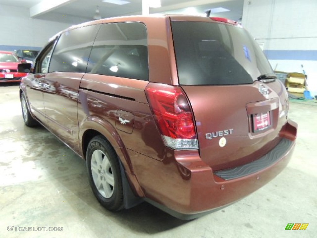 2004 Quest 3.5 SL - Autumn Red Metallic / Beige photo #9