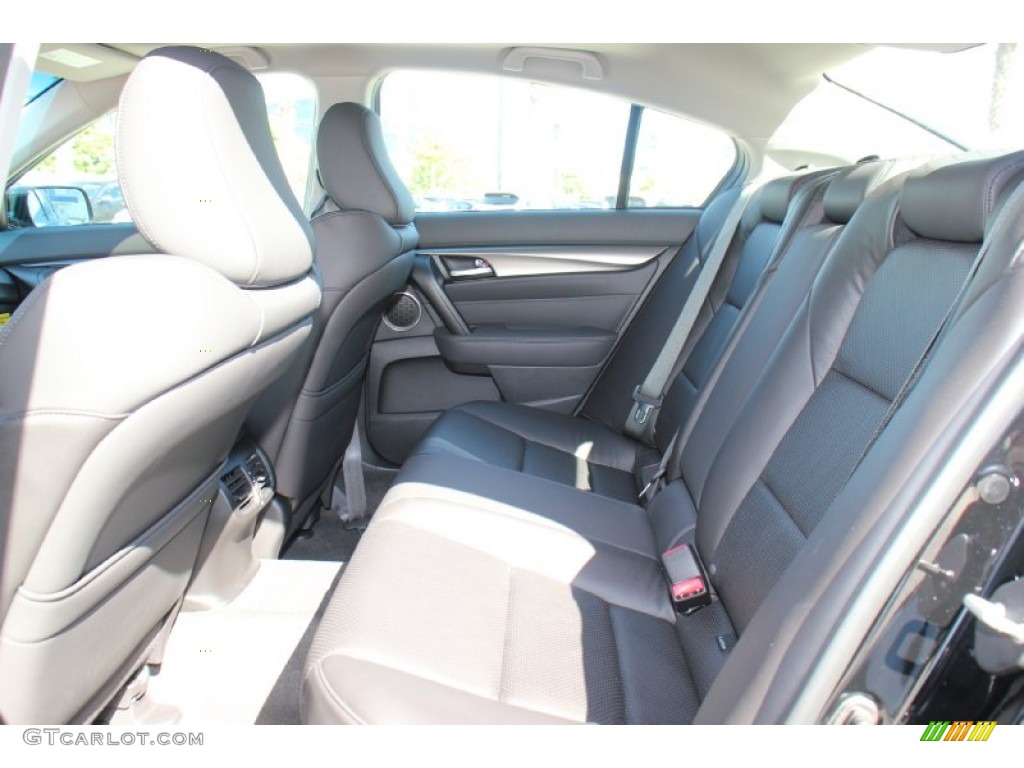 Ebony Interior 2013 Acura TL SH-AWD Technology Photo #75821143