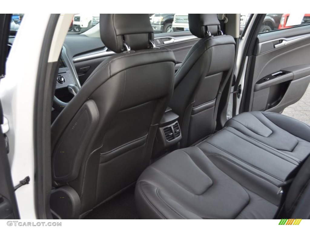 2013 Ford Fusion Titanium AWD Rear Seat Photo #75821535