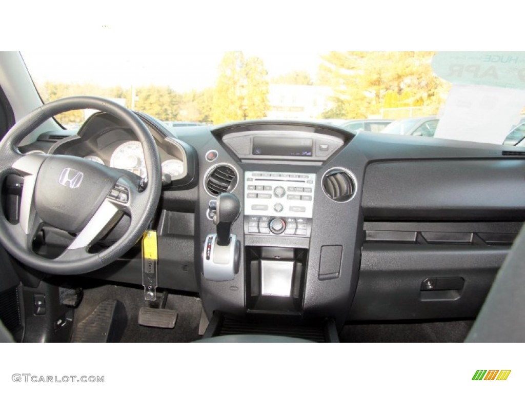 2011 Honda Pilot LX 4WD Black Dashboard Photo #75821542