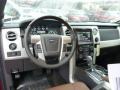 Platinum Unique Pecan Leather Dashboard Photo for 2013 Ford F150 #75823267