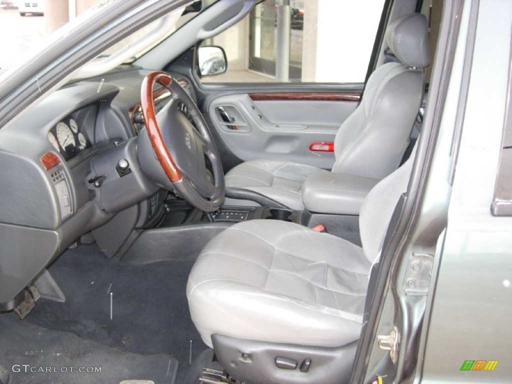 2002 Grand Cherokee Overland 4x4 - Onyx Green Pearlcoat / Dark Slate Gray/Light Slate Gray photo #4