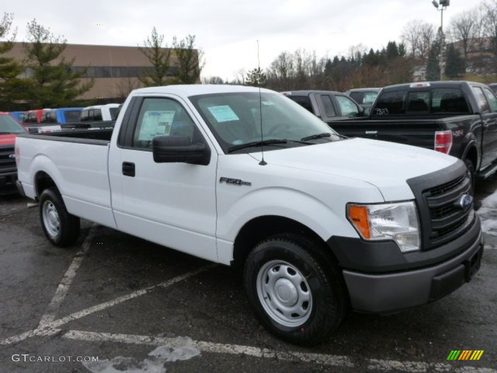 Oxford White 2013 Ford F150 XL Regular Cab Exterior Photo #75823585