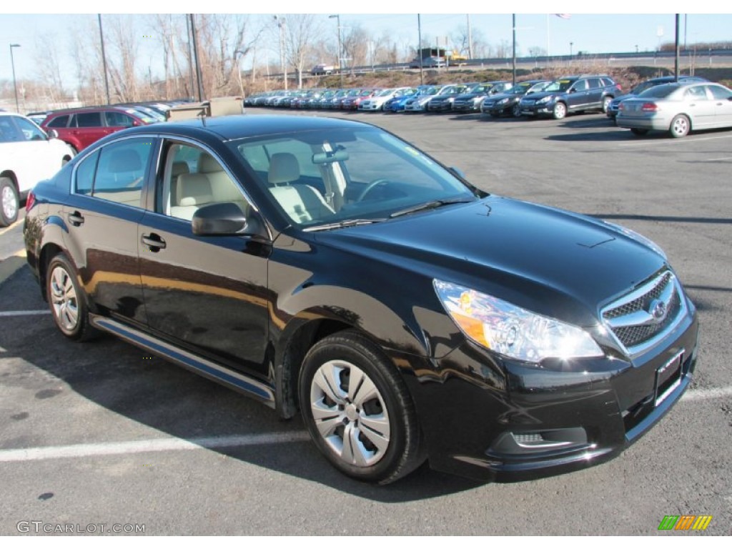 Crystal Black Silica 2010 Subaru Legacy 2.5i Sedan Exterior Photo #75823633