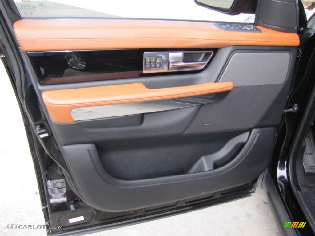 2010 Land Rover Range Rover Sport HSE Premium Tan/Tan Stitching Door Panel Photo #75824317
