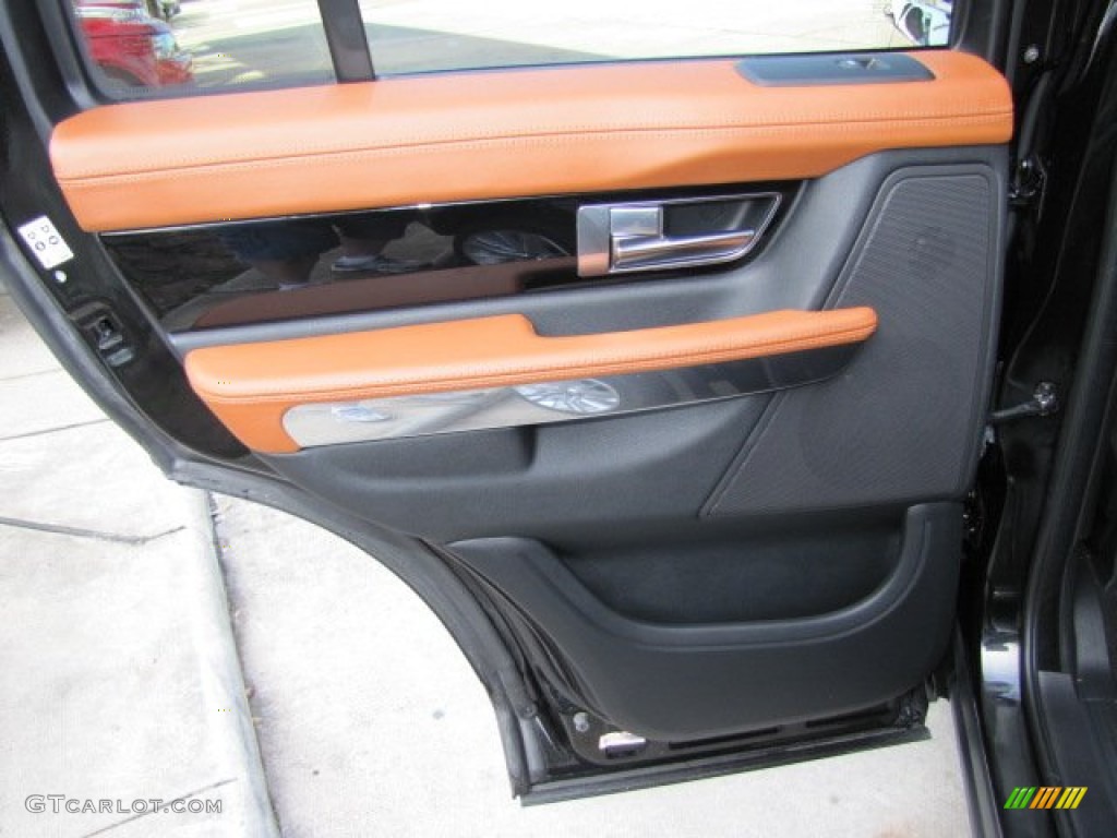 2010 Land Rover Range Rover Sport HSE Premium Tan/Tan Stitching Door Panel Photo #75824353