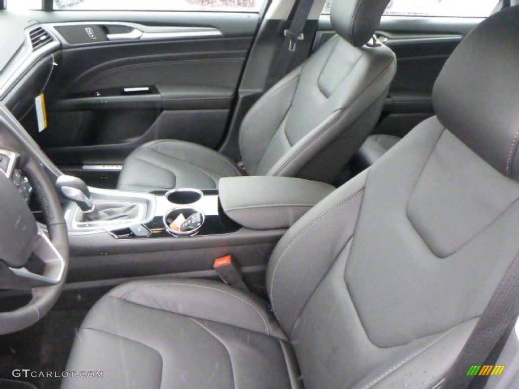 Charcoal Black Interior 2013 Ford Fusion Titanium AWD Photo #75825043