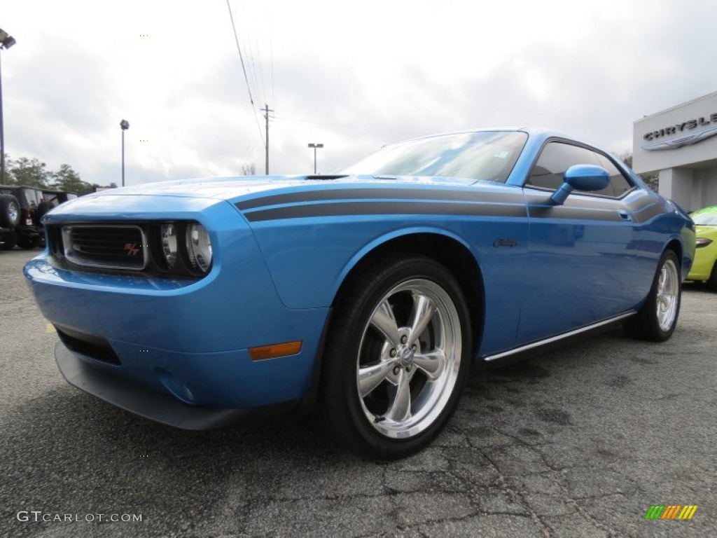2010 Challenger R/T Classic - B5 Blue Pearlcoat / Dark Slate Gray photo #3