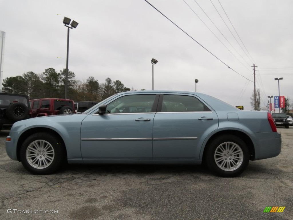 Clearwater Blue Pearl 2009 Chrysler 300 LX Exterior Photo #75826428