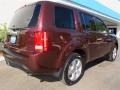 2013 Dark Cherry Pearl Honda Pilot EX-L  photo #3