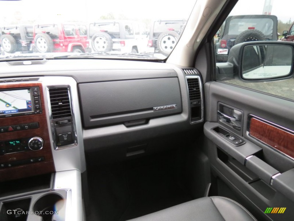 2012 Ram 1500 Laramie Crew Cab 4x4 - Bright White / Dark Slate Gray photo #20