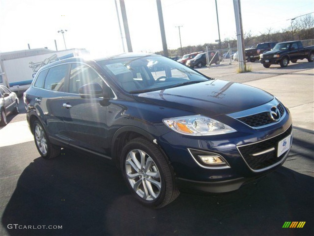 2011 CX-9 Grand Touring - Stormy Blue Mica / Sand photo #3