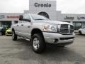 Bright Silver Metallic 2008 Dodge Ram 2500 Big Horn Quad Cab 4x4