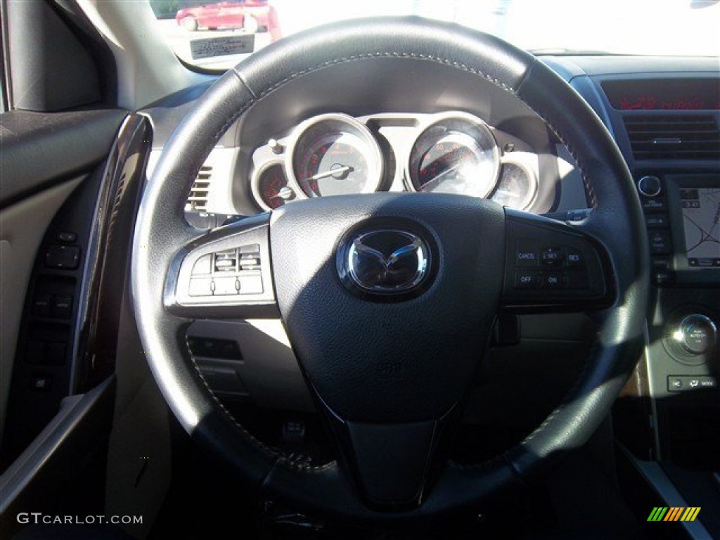 2011 CX-9 Grand Touring - Stormy Blue Mica / Sand photo #23