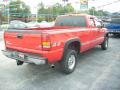 2002 Fire Red GMC Sierra 2500HD SLE Extended Cab  photo #13