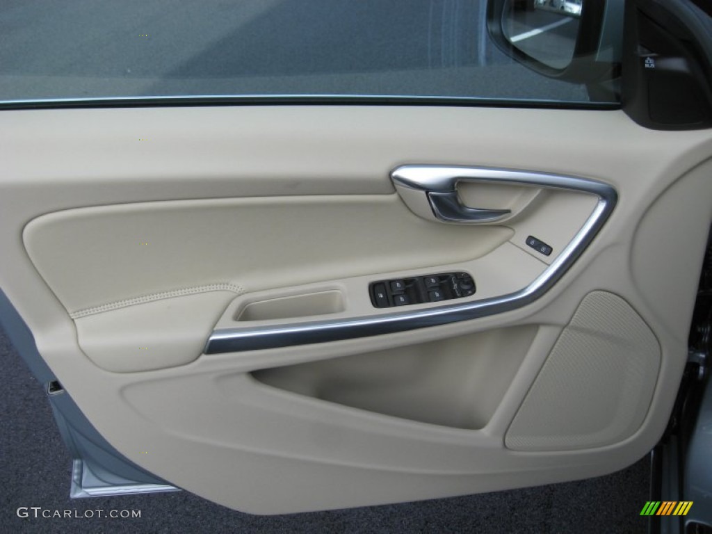 2013 Volvo S60 T5 AWD Soft Beige Door Panel Photo #75828766