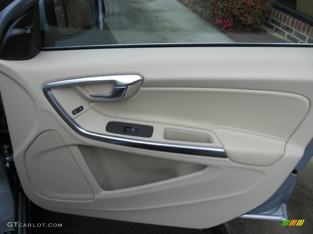 2013 Volvo S60 T5 AWD Soft Beige Door Panel Photo #75828876