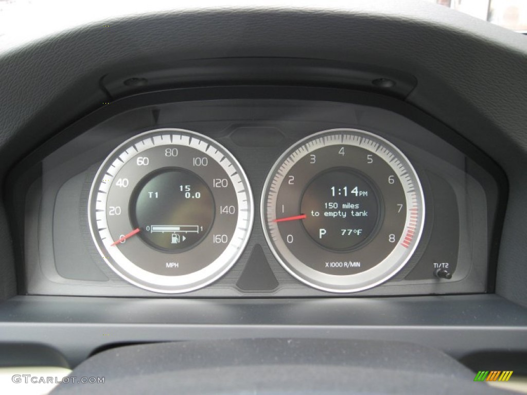 2013 Volvo S60 T5 AWD Gauges Photo #75829024