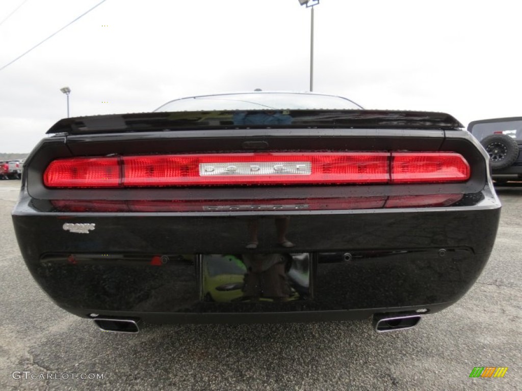 2013 Challenger SXT Plus - Pitch Black / Dark Slate Gray photo #6