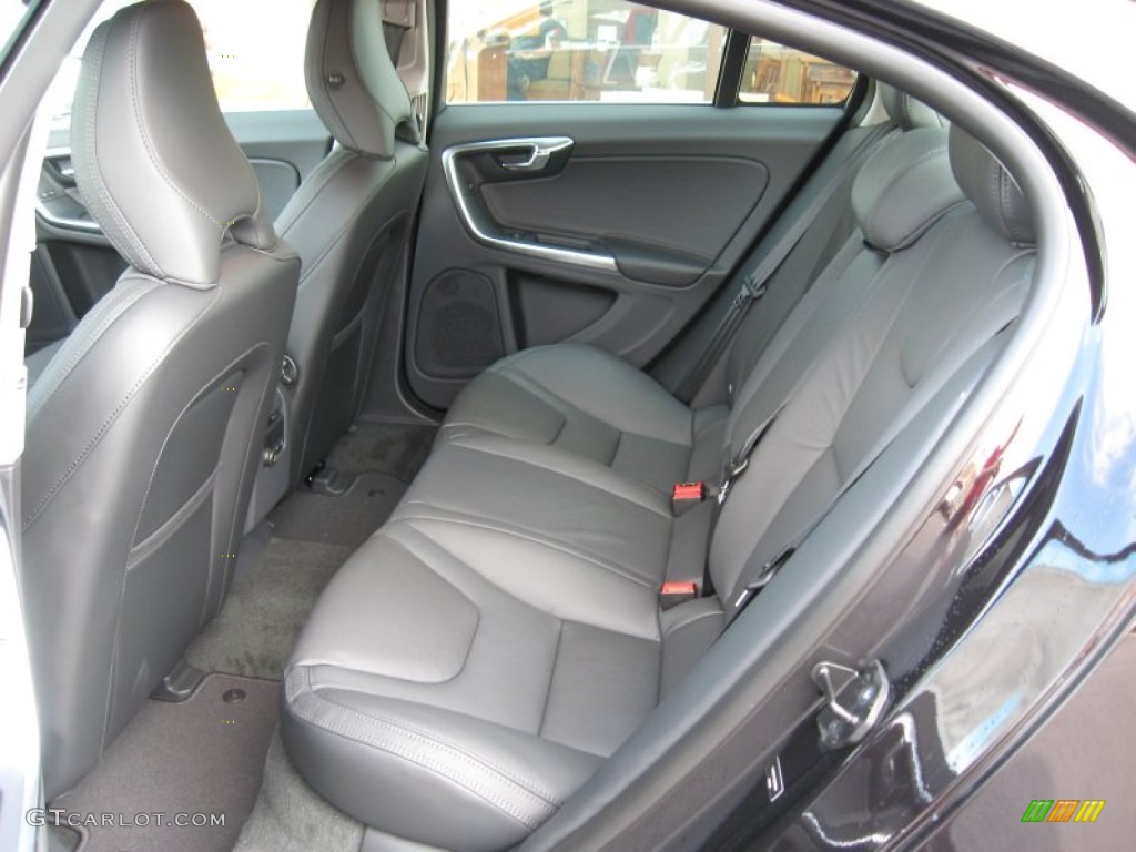 Off Black Interior 2013 Volvo S60 T5 AWD Photo #75829455