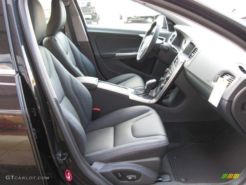 Off Black Interior 2013 Volvo S60 T5 AWD Photo #75829531