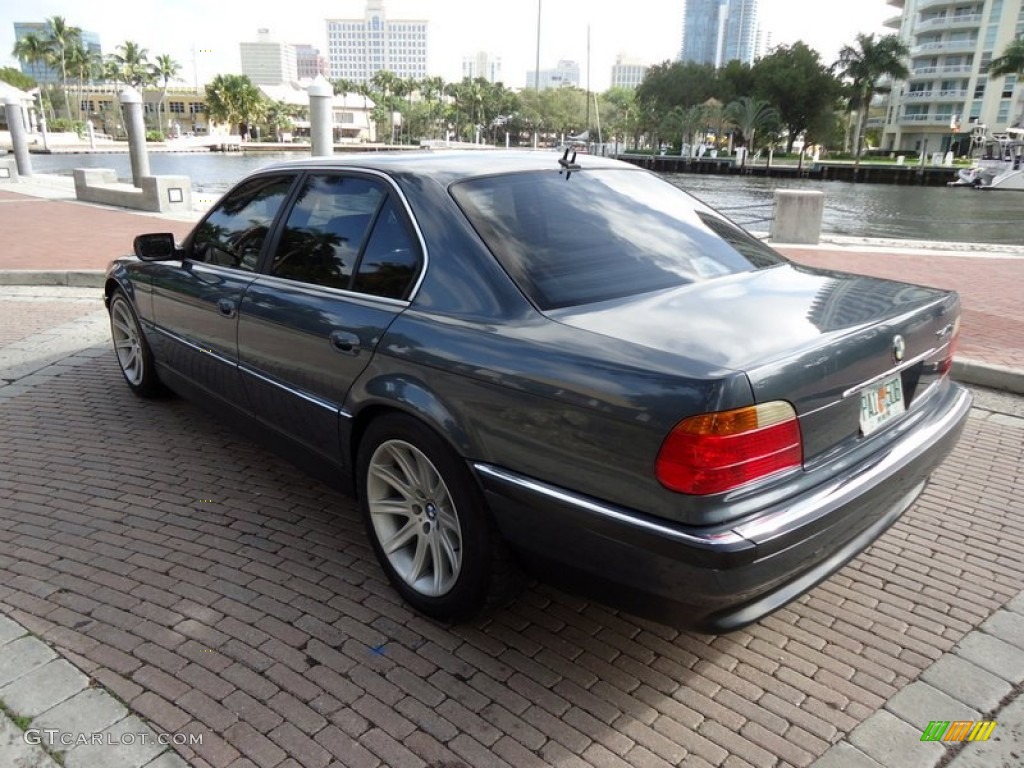 2000 7 Series 740i Sedan - Anthracite Metallic / Grey photo #4