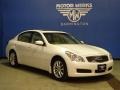 Moonlight White 2009 Infiniti G 37 Sedan