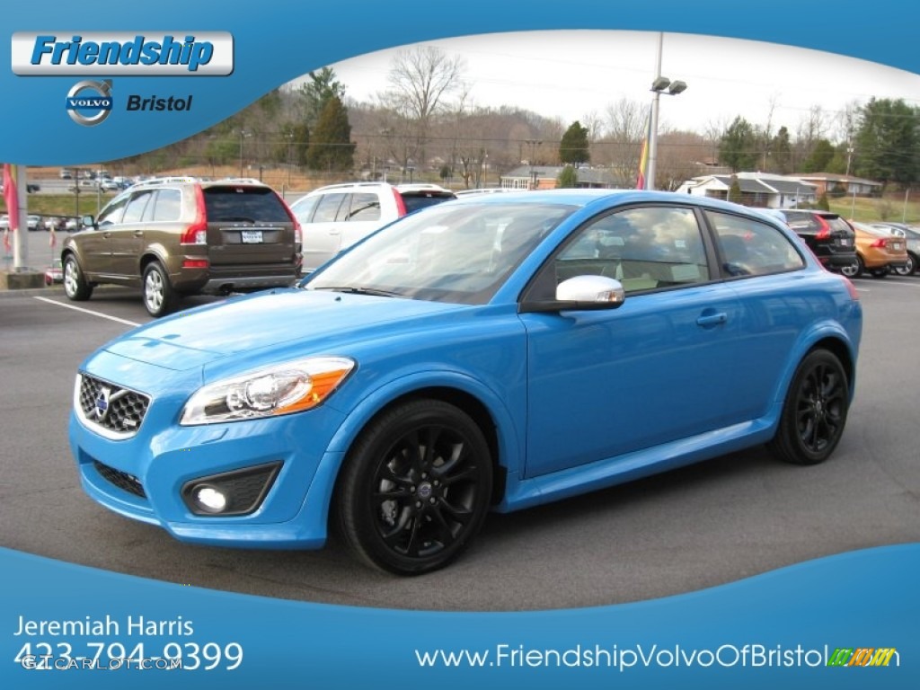 2013 C30 T5 Polestar Limited Edition - Polestar Rebel Blue / R-Design Off Black/Calcite photo #3