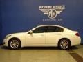 Moonlight White - G 37 Sedan Photo No. 5