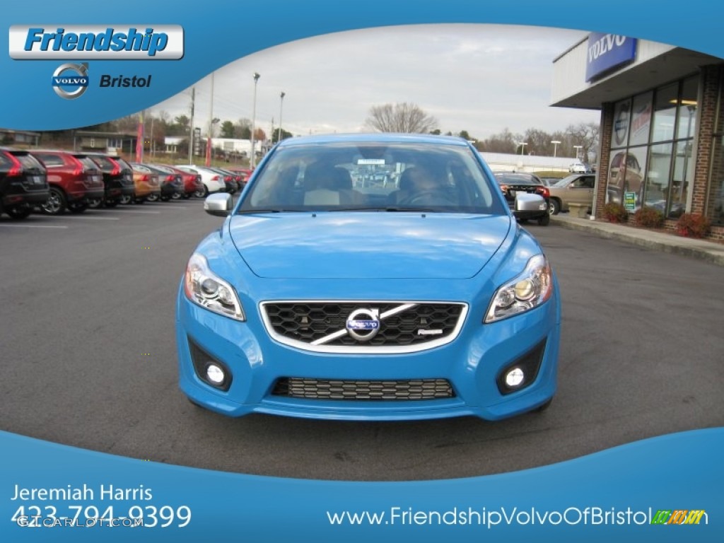 2013 C30 T5 Polestar Limited Edition - Polestar Rebel Blue / R-Design Off Black/Calcite photo #4