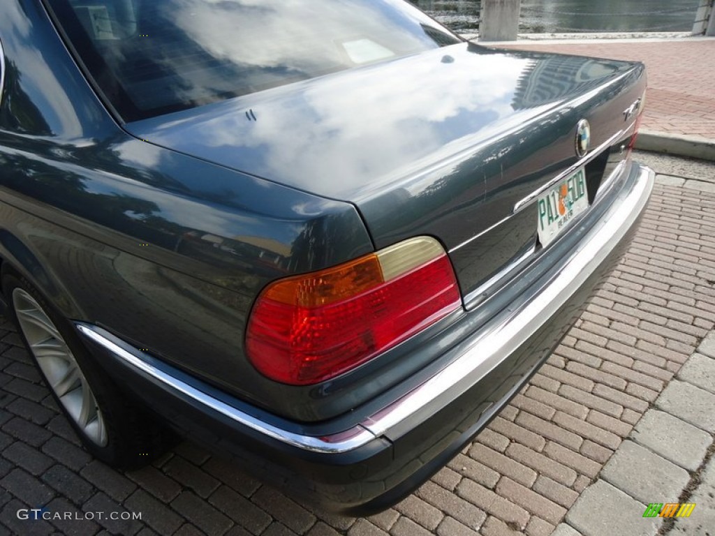 2000 7 Series 740i Sedan - Anthracite Metallic / Grey photo #12