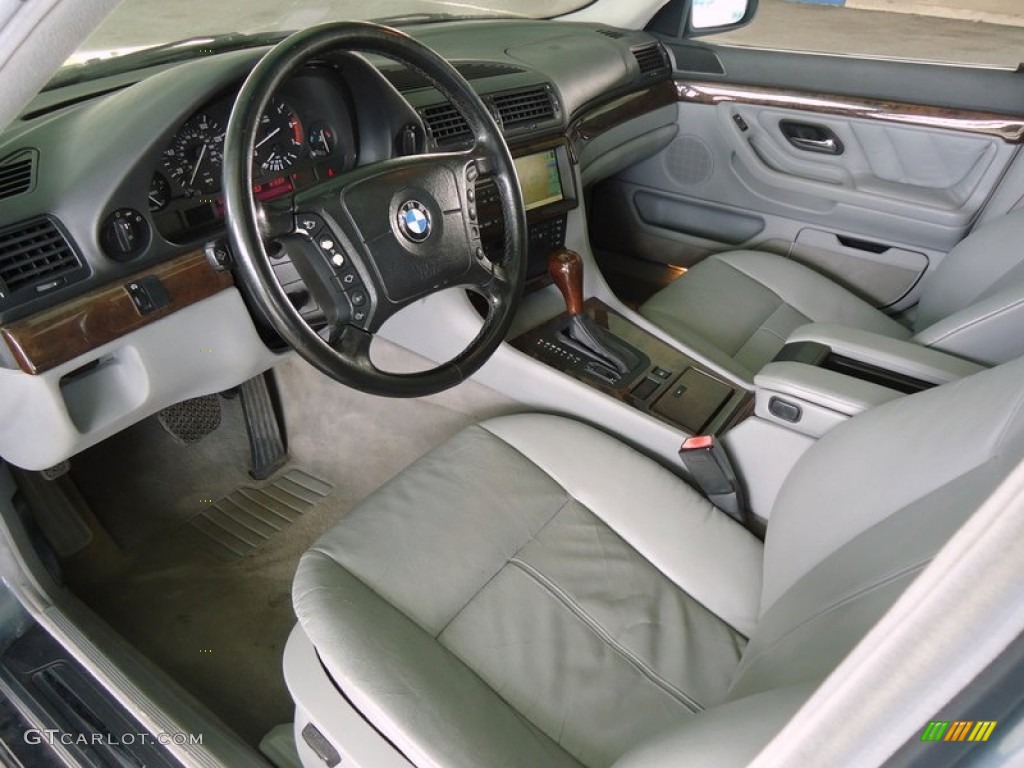 Grey Interior 2000 BMW 7 Series 740i Sedan Photo #75829884