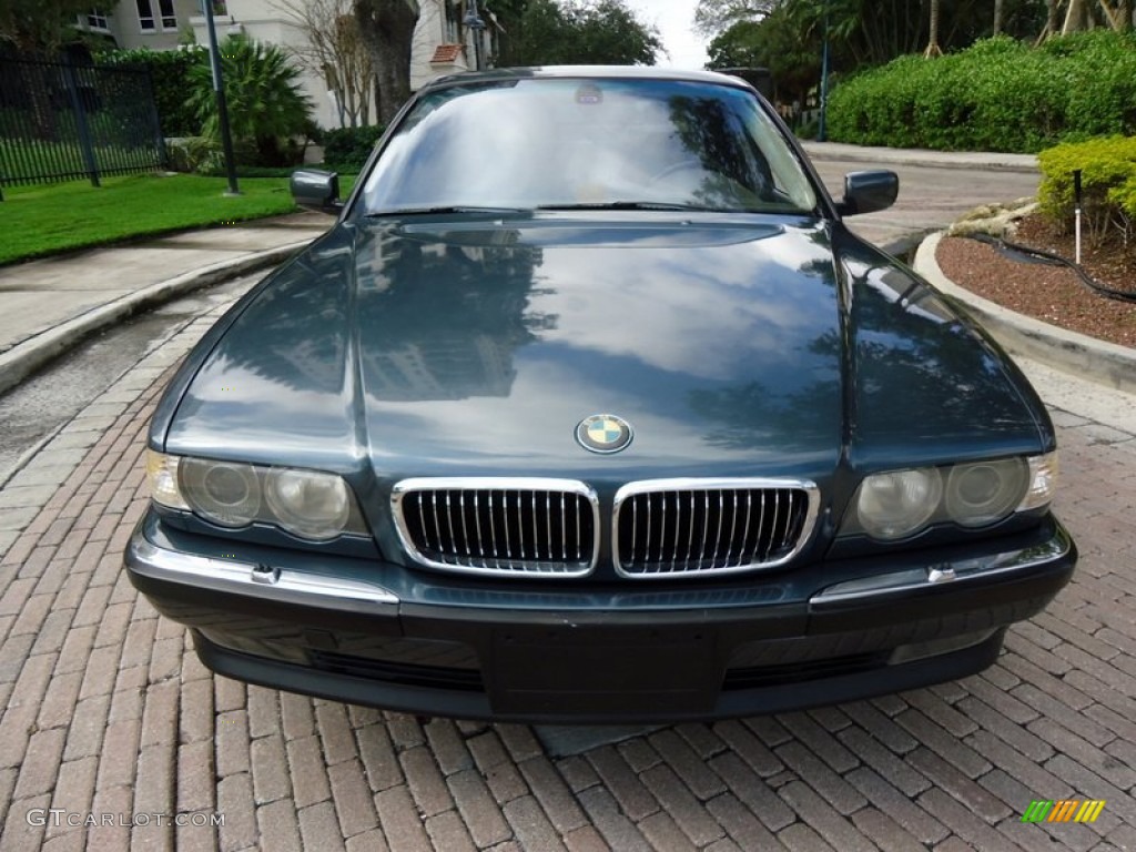 2000 7 Series 740i Sedan - Anthracite Metallic / Grey photo #19