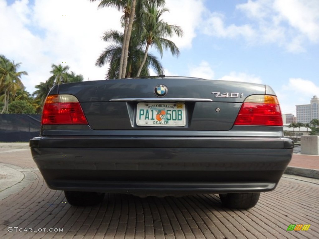 2000 7 Series 740i Sedan - Anthracite Metallic / Grey photo #20
