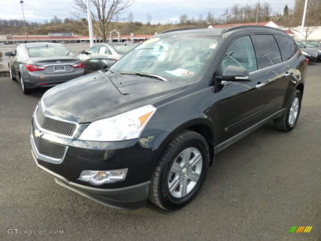 Black Granite Metallic 2010 Chevrolet Traverse LT AWD Exterior Photo #75830307