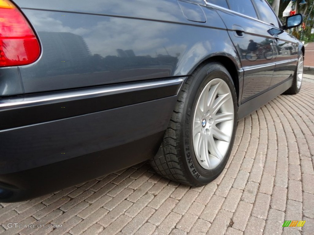2000 7 Series 740i Sedan - Anthracite Metallic / Grey photo #33