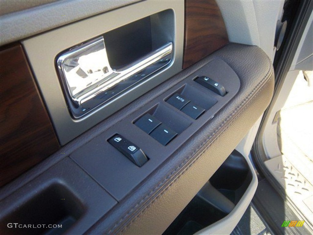 2010 F150 Platinum SuperCrew 4x4 - Tuxedo Black / Medium Stone Leather/Sienna Brown photo #12