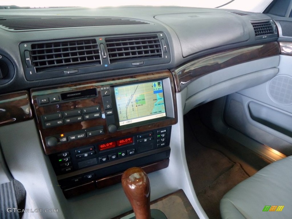2000 BMW 7 Series 740i Sedan Grey Dashboard Photo #75830785