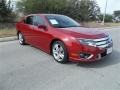 2010 Sangria Red Metallic Ford Fusion Sport  photo #2