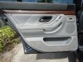 2000 BMW 7 Series Grey Interior Door Panel Photo