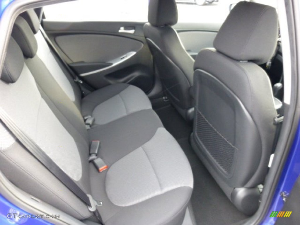 2013 Hyundai Accent GS 5 Door Rear Seat Photo #75831679