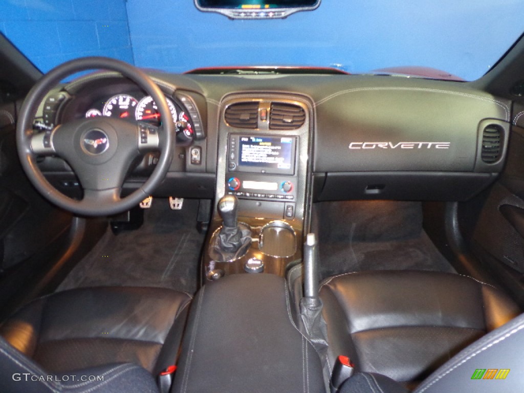 2010 Chevrolet Corvette ZR1 Ebony Black Dashboard Photo #75831920