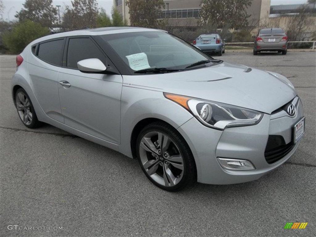 Ironman Silver 2012 Hyundai Veloster Standard Veloster Model Exterior Photo #75831925