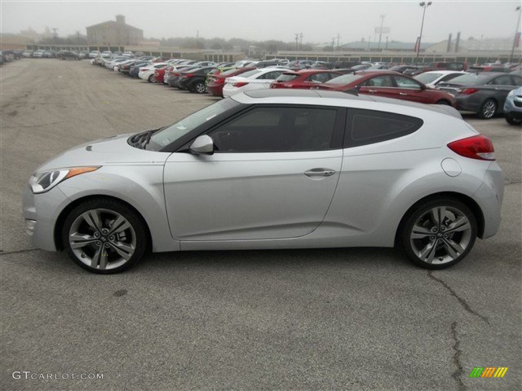 Ironman Silver 2012 Hyundai Veloster Standard Veloster Model Exterior Photo #75831949