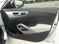 Gray 2012 Hyundai Veloster Standard Veloster Model Door Panel