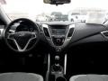 Gray 2012 Hyundai Veloster Standard Veloster Model Dashboard