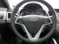 Gray 2012 Hyundai Veloster Standard Veloster Model Steering Wheel