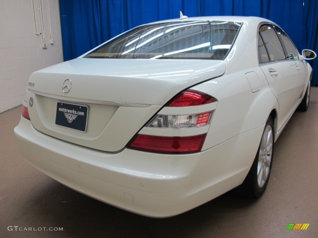 2007 S 550 Sedan - Arctic White / Cashmere/Savanna photo #7